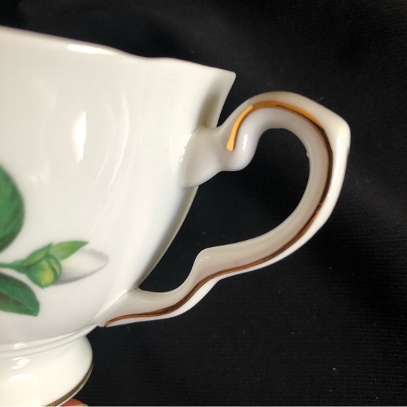 Vintage Royal Kent Camellia Bone China Tea Cup and Saucer Staffordshire England - Picture 9 of 15